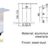 Silver Furniture Hardware Aluminum Alloy Cabinet Leg for Furniture thumbnail-2