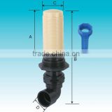 Thread top & bottom mount diffuser side mount