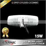 15W 5.5in Single Row Light Bar Truck Tractor Trailer 4x4 Powersports Spot Led Work Light Lamp thumbnail-4