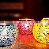 Glass Mosaic Candle Holder Passed CE,CQC and ROHS thumbnail-5