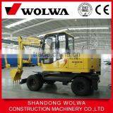 Hydraulic Wheel Mini Excavator With Cheap Prices thumbnail-2