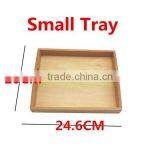 Custom Kindergarten Montessori Teaching Aids Wooden Serving Tray thumbnail-5