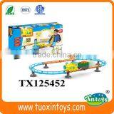 battery operated toy train steam locomotives table set