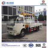 Dongfeng 4*2 Type 120 hp 6 Tons Truck Mounted Crane, 6 Tons Telescoped Crane Truck, 6 Tons Hiab Knuckle Crane Truck thumbnail-1