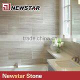 Newstar Cheap Wooden White Straight Vein Marble For Floor Wall Tile USA thumbnail-5