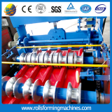 Galvanized Aluminium Metal Roof Wall Panel Sheet Single Layer Trapezoidal Tile Roll Forming Machine thumbnail-2