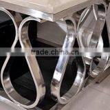 C387 2015 Hot Sale Marble Corner Table High Gloss Coffee Table thumbnail-3