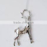 Sliver Christmas Deer Resin Christmas Tree Ornament thumbnail-1