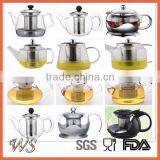 Wholesale Heat Resistant Glass Teapot thumbnail-3