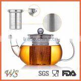 Borosilicate Glass Teapot With Stainless Steel Infuser thumbnail-2