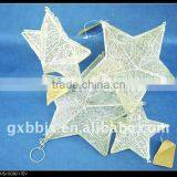White Wire Star Shape Christmas Homemade Decorative Crafts thumbnail-1