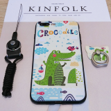 Cartoon Animal Silicone Cell Phone Case Mobile Phone Cases for IPhone7/7Plus/6/6s/6plus/6splus Finger Ring Stent Holder thumbnail-2