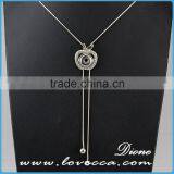 Snap Button Pendant Necklace for DIY Necklace Jewelry,Snaps Interchangeable Jewelry Accessory Metal Necklace thumbnail-3