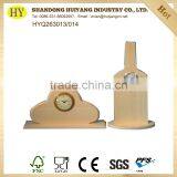 Unfinished Wholesale Home Decoration Wooden Clock thumbnail-4
