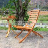 2016 Qualified Leisure Folding Bamboo Beach Chair thumbnail-2