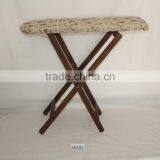 Brown Pine Frame Folding Wooden Ironing Board Made In Cao County Haixin thumbnail-2