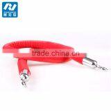 Crowd Control Barrier With Color Velvet Rope thumbnail-1