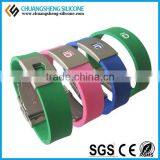 Clear/ Bulk/Disposable Metal Silicon ID Bracelets thumbnail-6