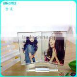 Sublimation Crystal 3D Sublimation Fan Shaped Photo Crystal 3D Crystal Photo Frame thumbnail-3