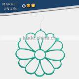 Antiskid Silk Scarf Flocked Velvet Hangers,excellent Silk Scarf Bound,ABS, Nylon Villi,Chrome Plated Hook thumbnail-2