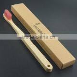 Short Bristle Toothbrush Bamboo Toothbrushes for Teeth Cleaning thumbnail-4