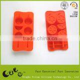 Silicone Ice Cube Tray Orange Shape Mould Lemon Shape