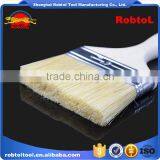 4" Wall Paint Brush Wood Handle Natural Synthetic Bristle Blend Filament thumbnail-4