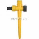 Swing Arm Sprinkler, CS-3009 Plastic Impulse Sprinkler With Plastic Wheel Base Plastic Lawn Sprinkler thumbnail-3