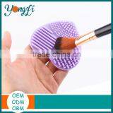 Cleaning MakeUp Washing Brush Silica Glove Scrubber Board Cosmetic Clean Tools thumbnail-1
