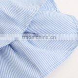 Hot Sale Baby Girl Blue and White Strip Cotton Shirt for Weekday Style thumbnail-5