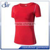High Quality Women Gym T-shirts Running Fitness Wear thumbnail-2