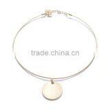 Hot Style Metal Sequins Necklace Jewelry Circular Fashionable Vintage Earrings Collar Wholesale thumbnail-3