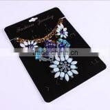 Custom Printing Eco-friendly Jewelry Packaging Cards White Paper Jewelry Display Cards for Necklace and Earrings Set thumbnail-2