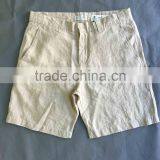 2016 Summer Mens 100% Linen Shorts Cool and Loose Short Trousers
