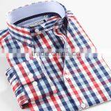 High Quality Mens Shirts Latest Cotton Plaid Shirts for Men thumbnail-3