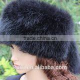 High Quality Winter Warm Women Lady Soft Faux Fox Fur Cossak Hat Cap Ski Beanie thumbnail-6