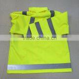 New Design Custom High Visibility Outdoor Adult Waterproof Polyester Rainwear Rain Coat thumbnail-4