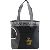 Crescent Pocket Tote Bag - Comes With a Crescent-shaped Pocket for Bottles and Your Logo. thumbnail-4
