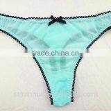 Stylish Pictures of Women in Transparent Panties With Solid and Fresh Light Blue Fabric thumbnail-1