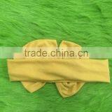 Hot Sale Kids Bright Color Hairwear Chiffon Cotton Bowknot Headband Children Baby Craft Hairband thumbnail-4