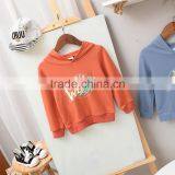 Wholesale Solid Color Printing Cotton Hooded Sweatshirt Kids thumbnail-4