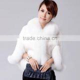 Faux Fur Wedding Evening Dresses Wrap Faux Fur Shawl thumbnail-5