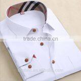 Wholesale OEM Supply High Fashion Colorful 100% Cotton Special Collar Oxford Shirt for Man thumbnail-2
