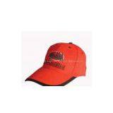 Sell Red Baseball Caps, Sport Hats With Embroidery thumbnail-1