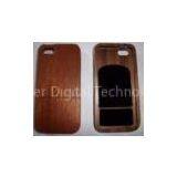 Sapelli Wood Cell Phone Cover For Iphone 5 With Customized Patterns thumbnail-1