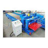 High Grade 45# Steel(plated Chrome on Surface) Roof Tile Roll Forming Machine thumbnail-1