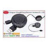 4 Cores One Way Retractable Cable , Micro 5pin To Open Wires Cable