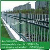Galvanized Steel Pipe Fence Ornamental Wrought Iron Fence Used