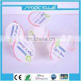 100% Viscose Rayon Hot Selling Individual Pack Compressed Tissue Magic Coin Tissue Towel
