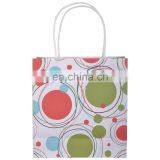 Modern Rangoli Printed Design Circles Gift Bag - 7.5 Inches x 8 Inches x 3 Inches Pack of 10 Bags thumbnail-3